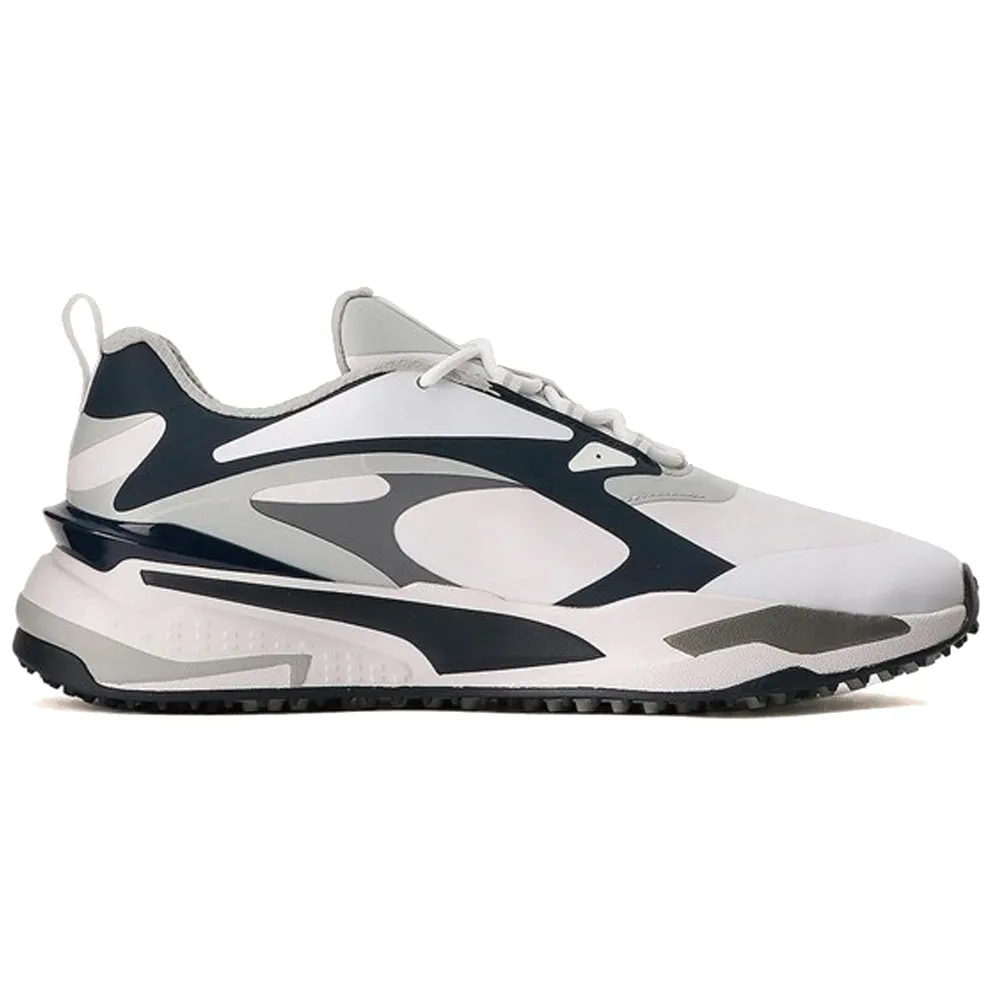 Puma GS-Fast Spikeless Waterproof Shoes - White/Navy Blazer/High Rise