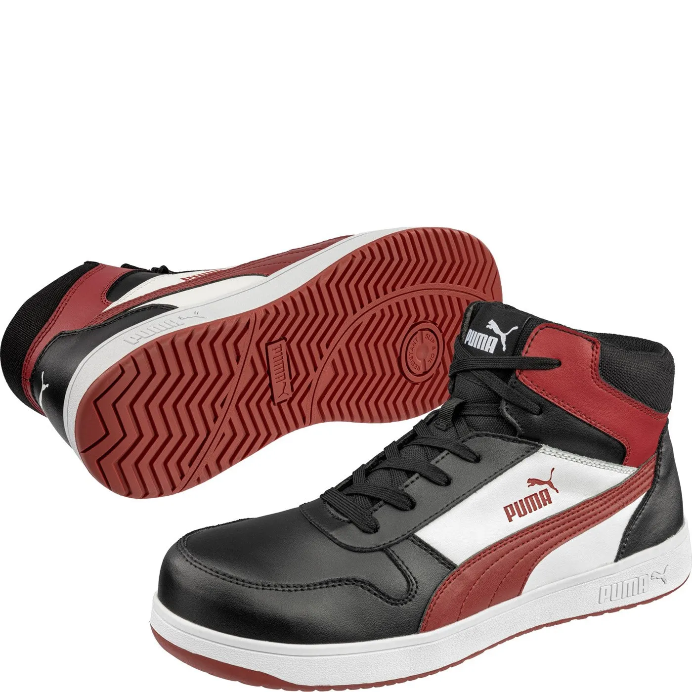 Puma Safety Frontcourt Safety Shoes S3L Black/Red