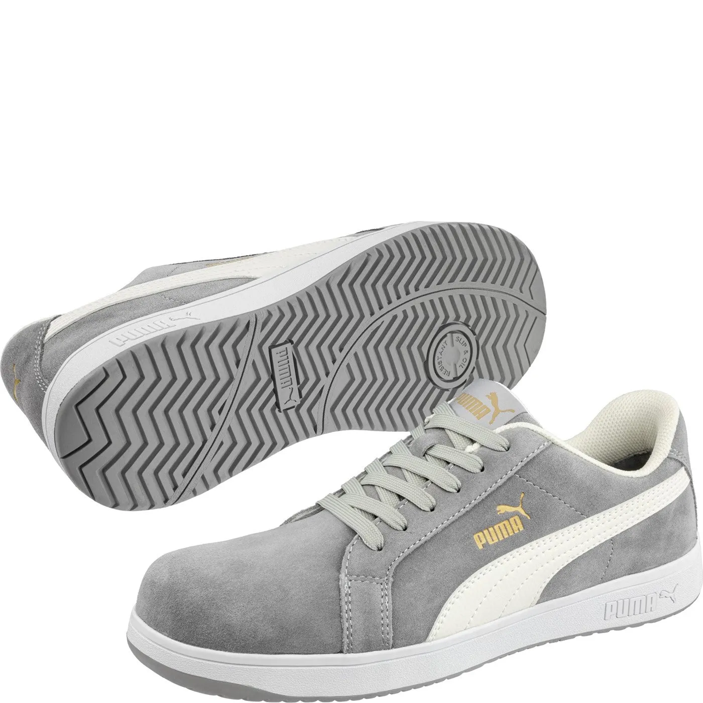 Puma Safety Iconic Low Safety Shoes S1PL Grey