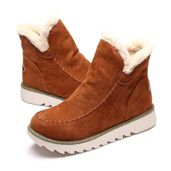 Purpdrank - Fur Lining Ankle Snow Boots