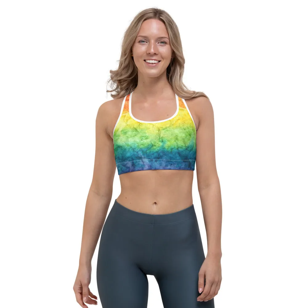 Rainbow Sports Bra