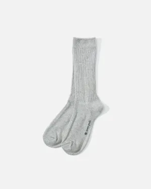 Recycled Cotton Socks - Medium Grey