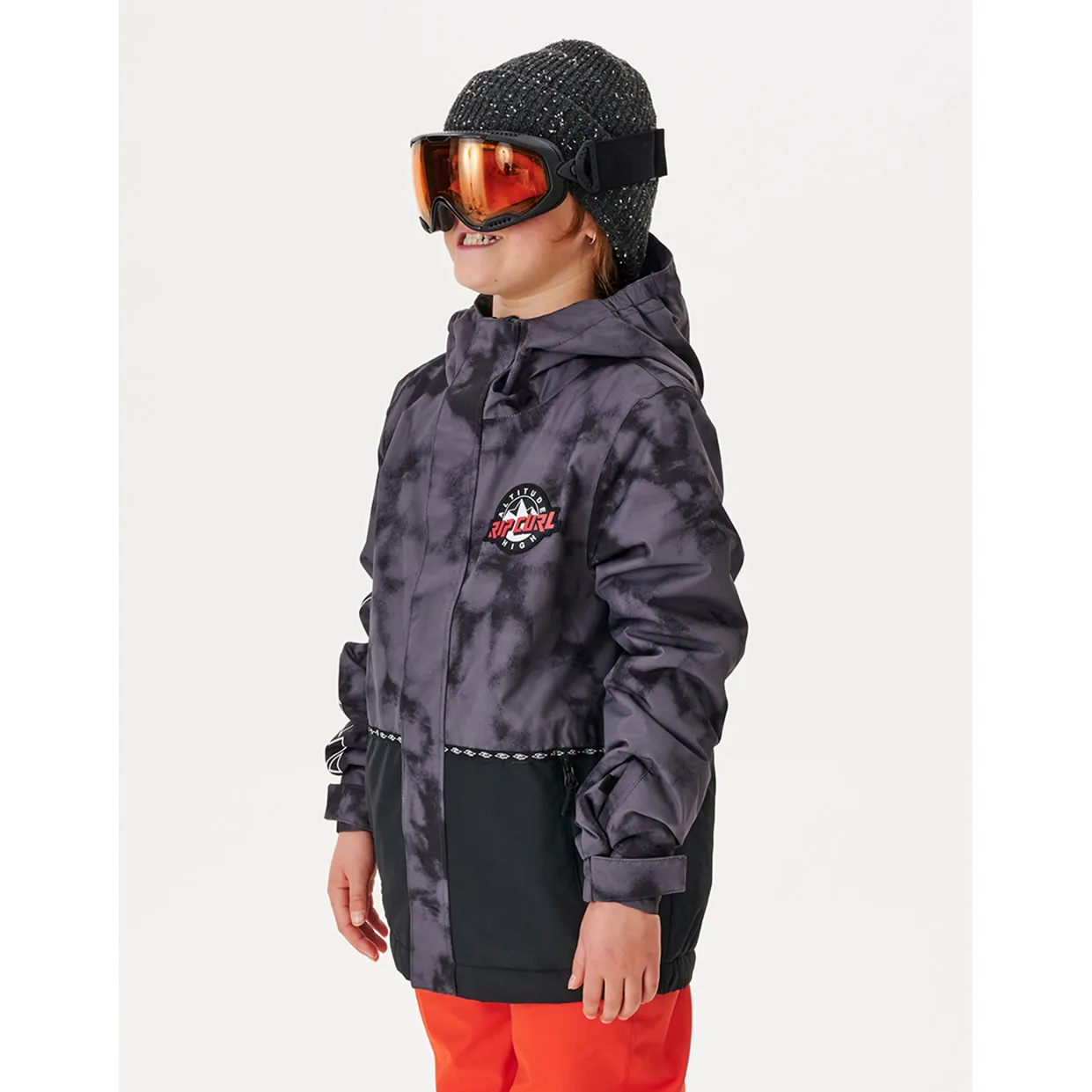 Rip Curl Kids&#x27; Olly Snow Jacket Black/Grey | Buy Rip Curl Kids&#x27; Olly Snow Jacket Black/Grey here | Outnorth