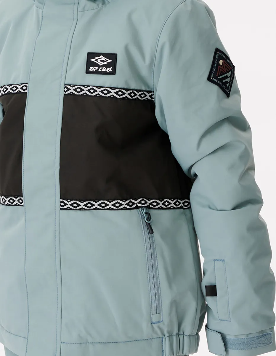 Rip Curl Kids&#x27; Olly Snow Jacket Mineral Blue | Buy Rip Curl Kids&#x27; Olly Snow Jacket Mineral Blue here | Outnorth