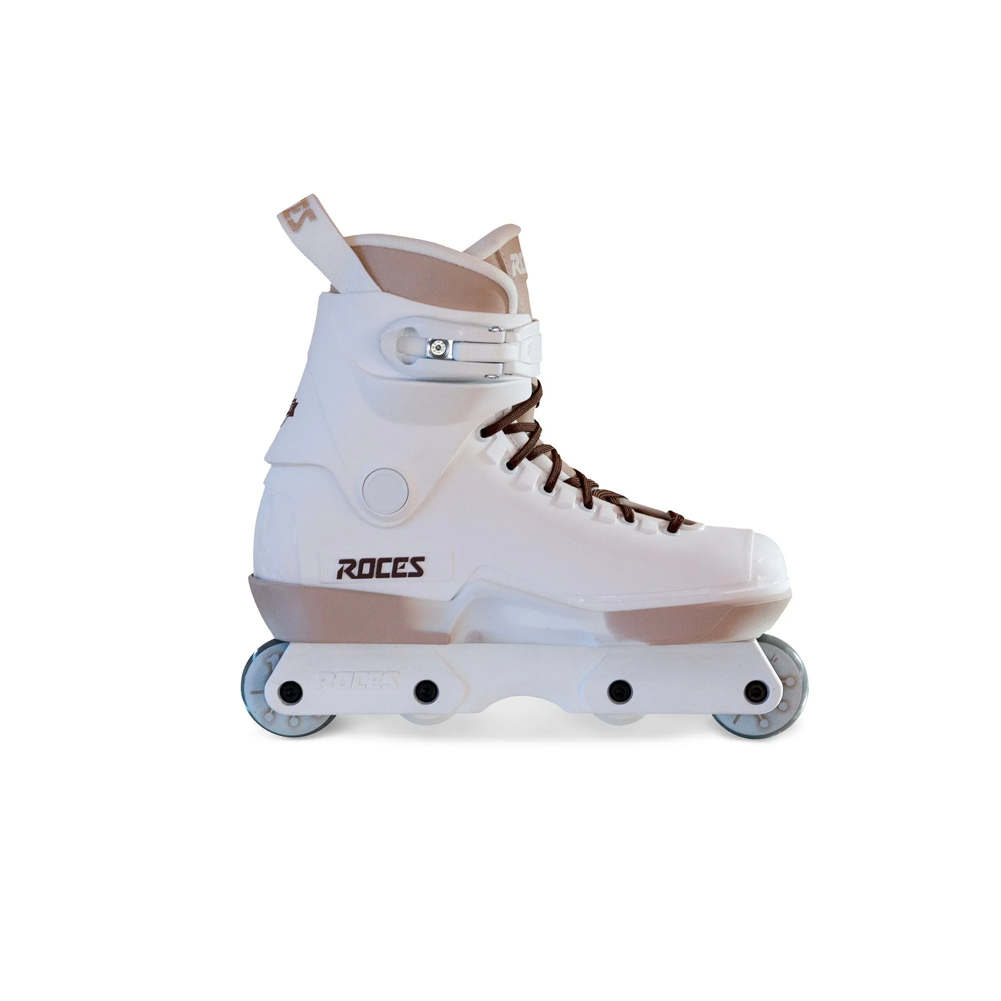 Roces M12 Lo Team Aggressive Inline Complete Skates - Cappuccino