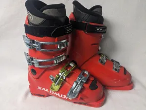 Salomon Course T Flex 50 Ski Boots Size 24.5 Color Red Condition Used