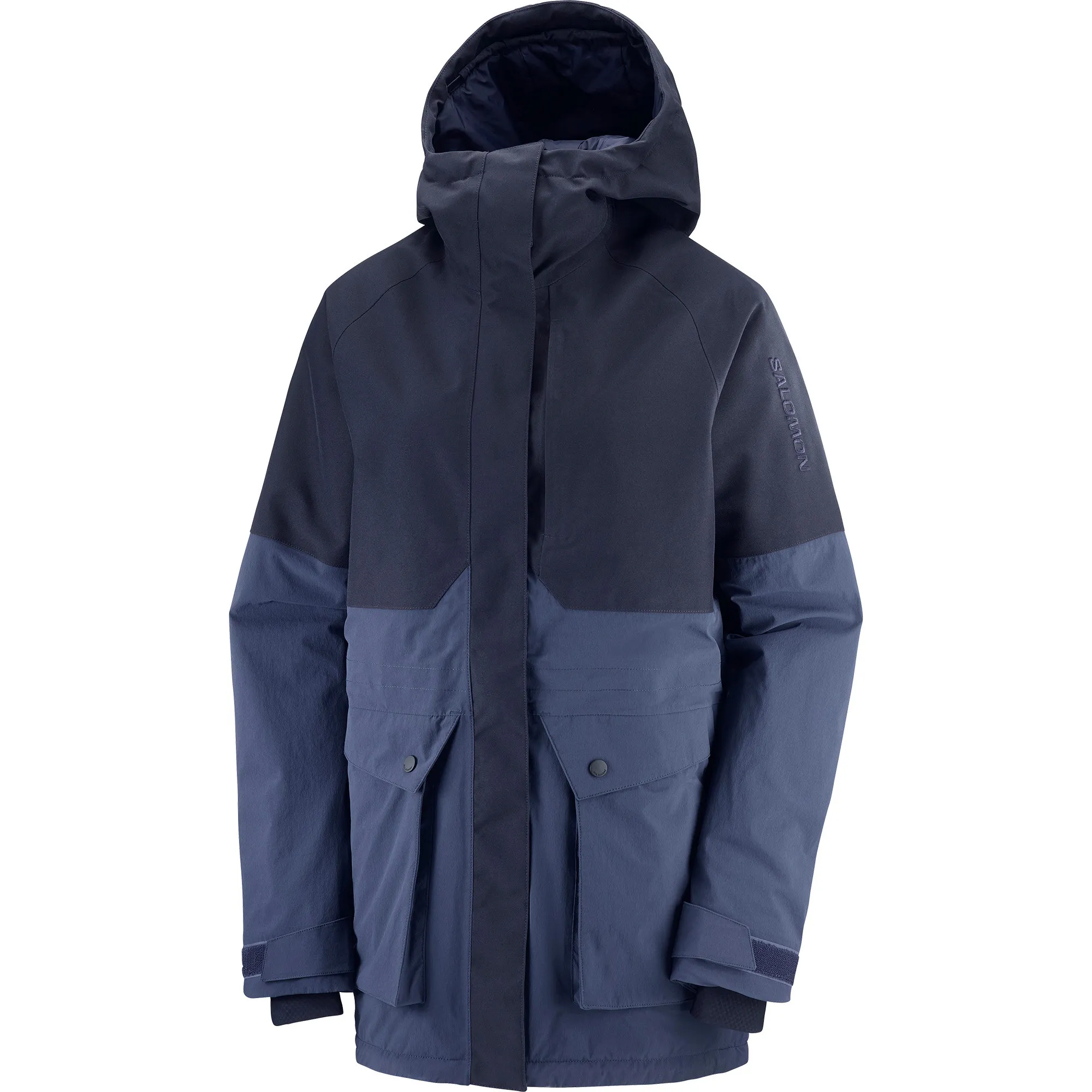 Salomon Women&#x27;s Snow Rebel Jacket Mood Indigo/Night Sky | Buy Salomon Women&#x27;s Snow Rebel Jacket Mood Indigo/Night Sky here | Outnorth