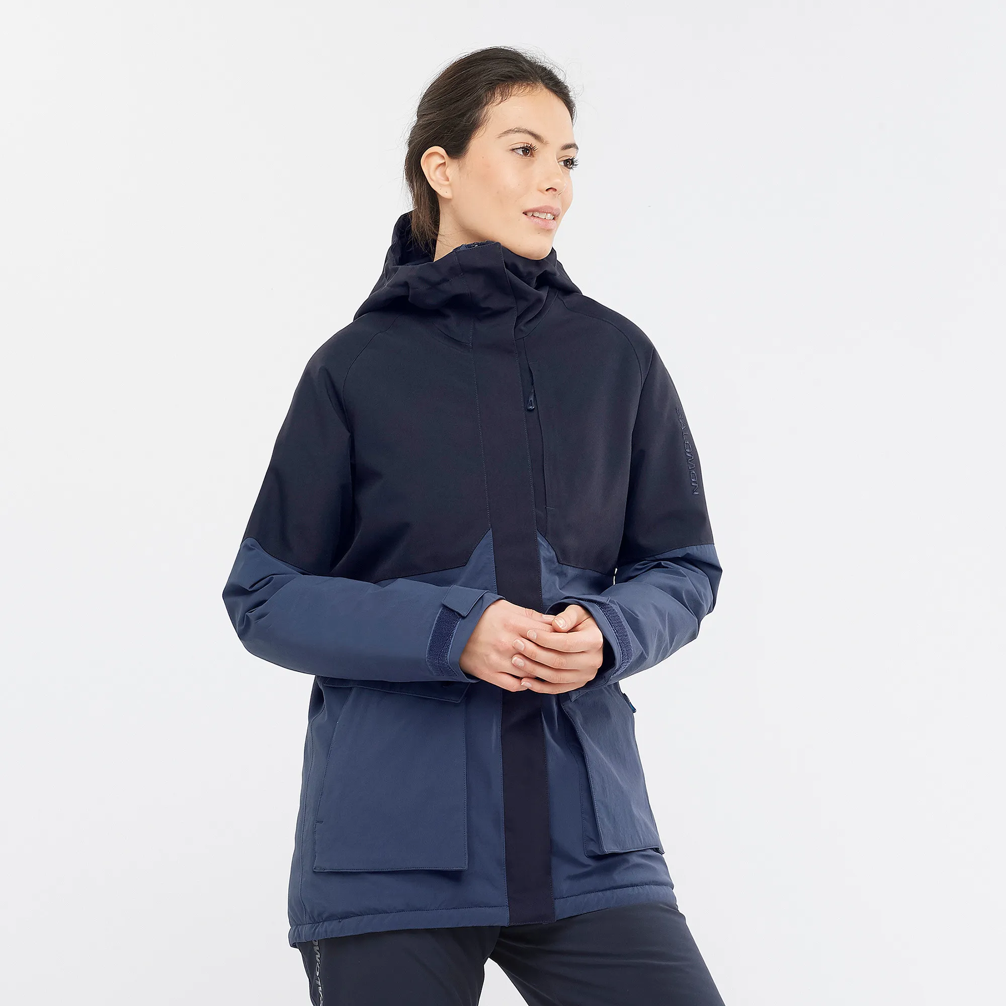 Salomon Women&#x27;s Snow Rebel Jacket Mood Indigo/Night Sky | Buy Salomon Women&#x27;s Snow Rebel Jacket Mood Indigo/Night Sky here | Outnorth