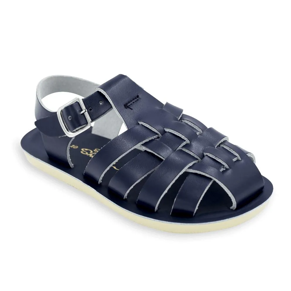 Salt Water Sandals Navy Blue Sailor Toddler Sandals