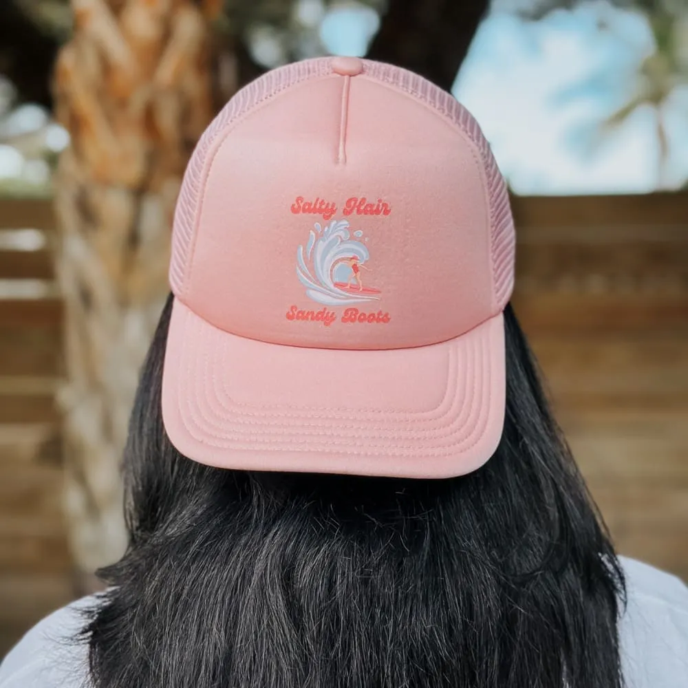 Salty Hair Mesh Trucker Hat