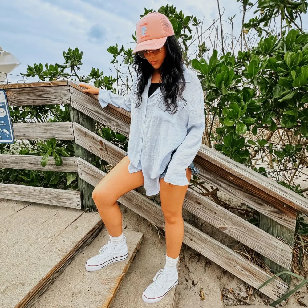 Salty Hair Mesh Trucker Hat