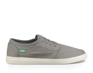 Sanuk Mens Vagabond Lace Sneaker Grey