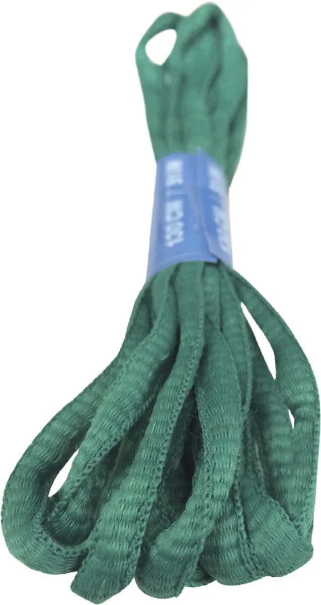 Sea Green Oval Running Shoe Shoelaces - 6mm wide