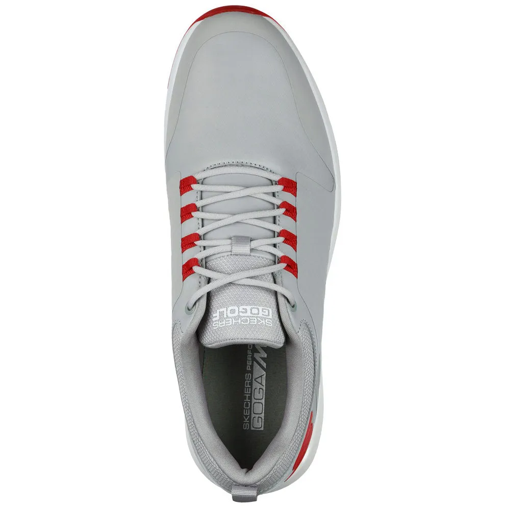 Skechers Go Golf Elite 4 - Victory Spikeless Shoes - Grey/Red