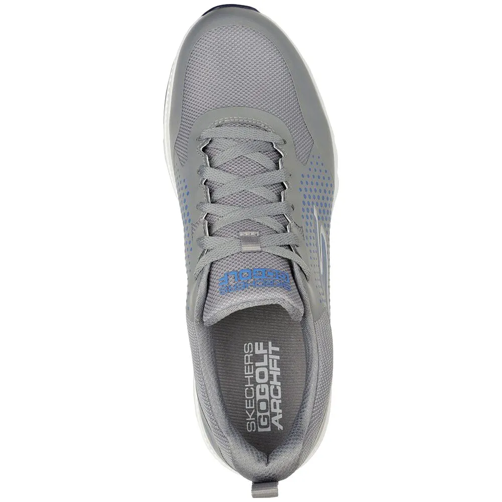 Skechers Go Golf Elite 5 Sport Waterproof Spikeless Shoes - Grey/Blue