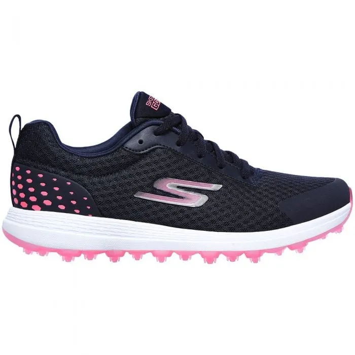 Skechers Go Golf Max Fairway 2 Ladies Spikeless Shoes - Navy/Pink