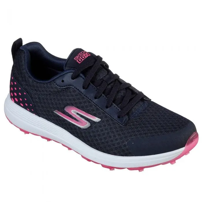 Skechers Go Golf Max Fairway 2 Ladies Spikeless Shoes - Navy/Pink