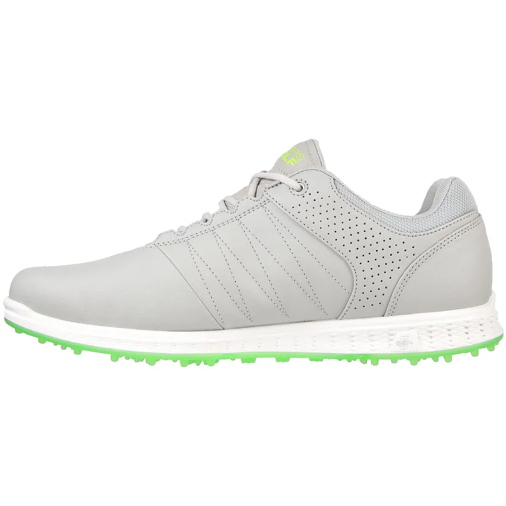 Skechers Go Golf Pivot Spikeless Waterproof Shoes - Grey/Lime