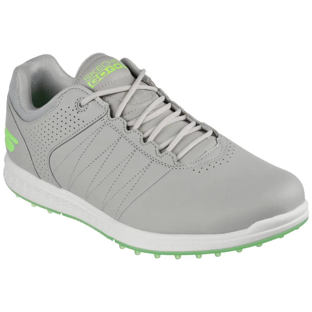 Skechers Go Golf Pivot Spikeless Waterproof Shoes - Grey/Lime