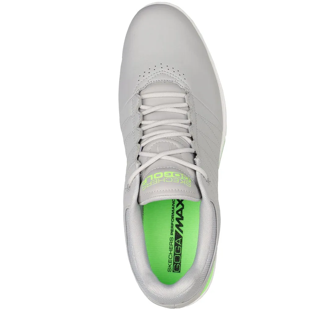 Skechers Go Golf Pivot Spikeless Waterproof Shoes - Grey/Lime