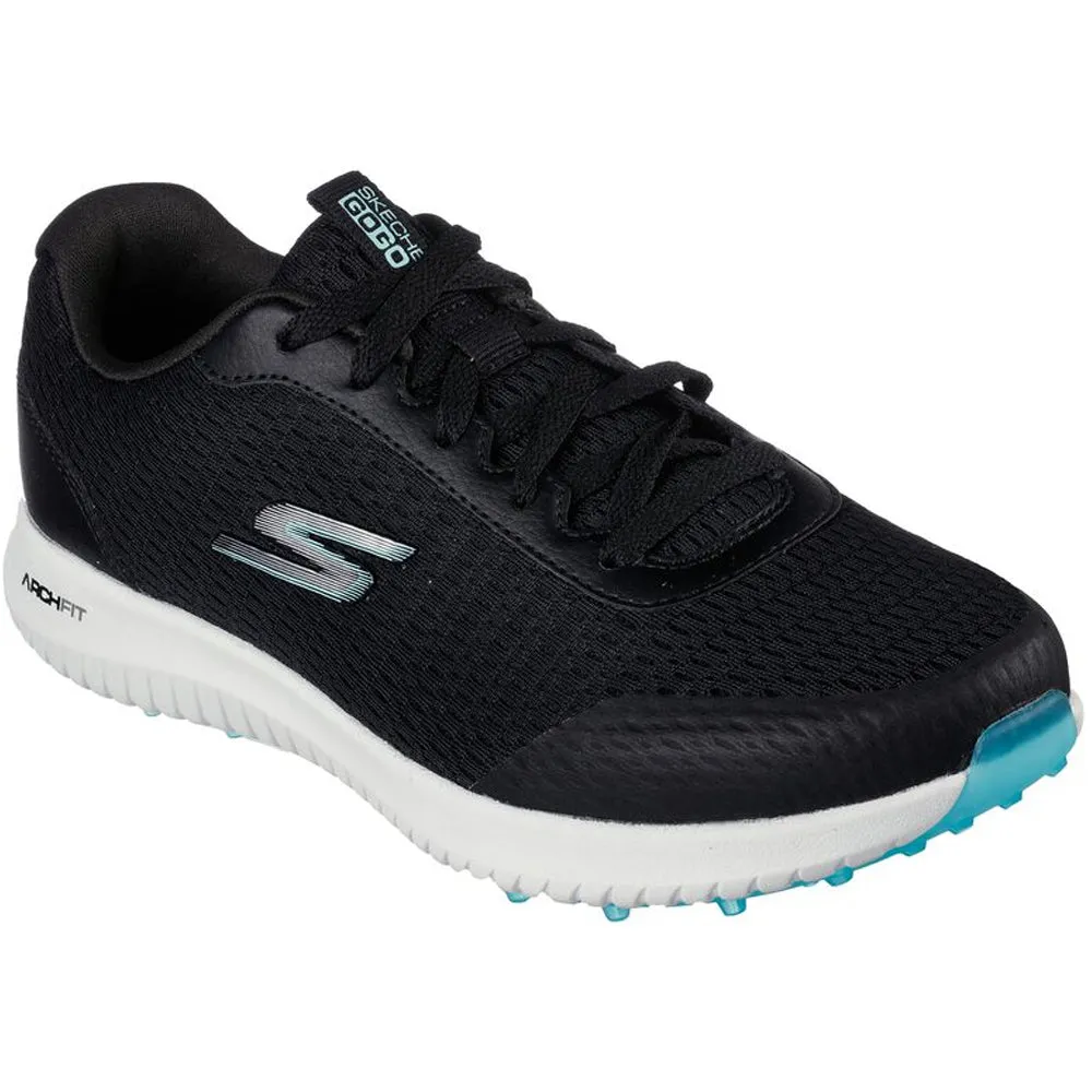 Skechers Ladies Go Golf Max Fairway 3 Spikeless Shoes - Black/Turquoise