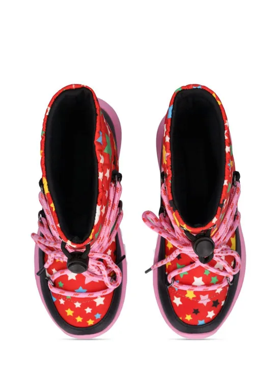 Stella McCartney Kids   Printed poly snow boots 