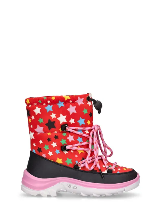 Stella McCartney Kids   Printed poly snow boots 