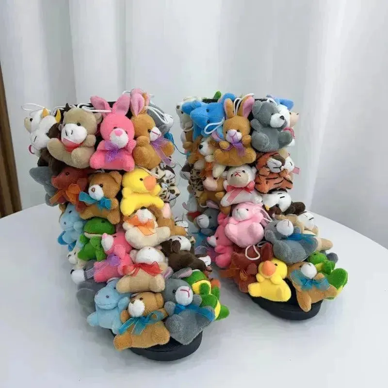 Stuffed Animals Winter Boots