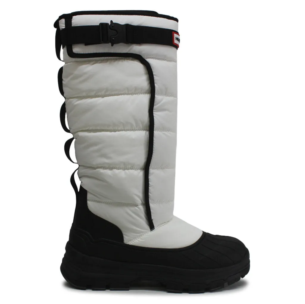 Tall Buckle Textile Synthetic Women's Snow Boots