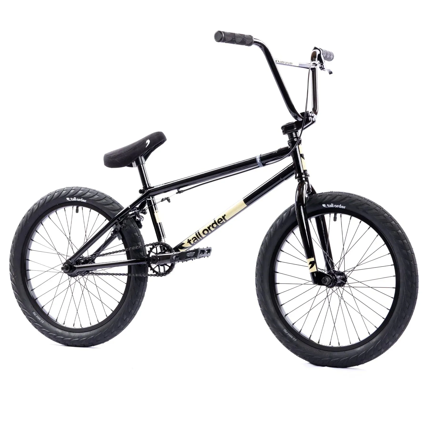 Tall Order Flair 20.6″ Complete BMX Bike - Gloss Black