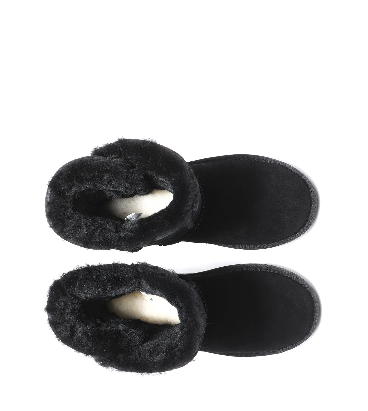 TARRAMARRA Sheepskin Wool Short Button Plus UGG BOOTS - TA3053