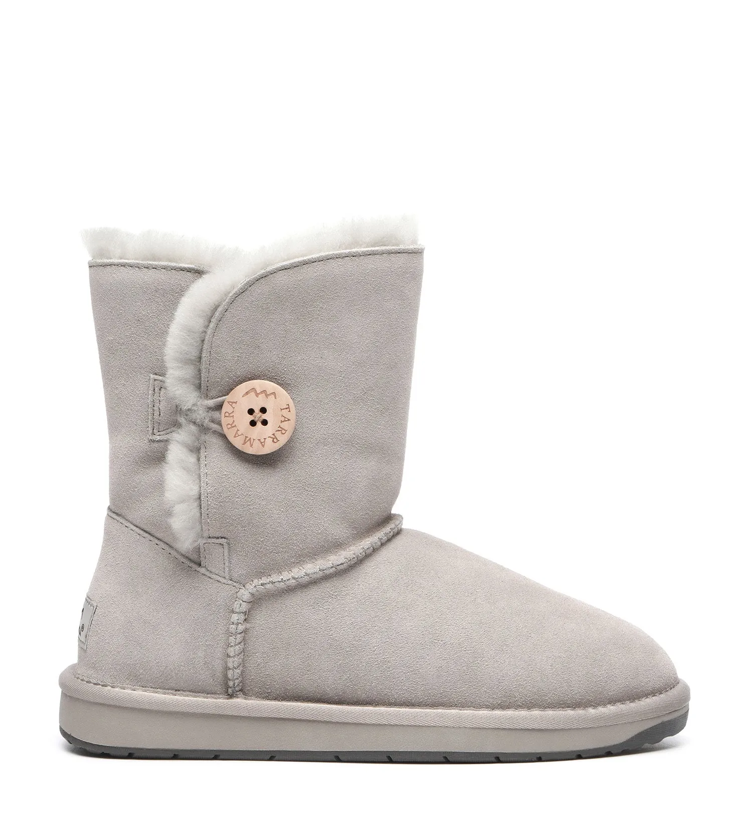 TARRAMARRA Sheepskin Wool Short Button Plus UGG BOOTS - TA3053