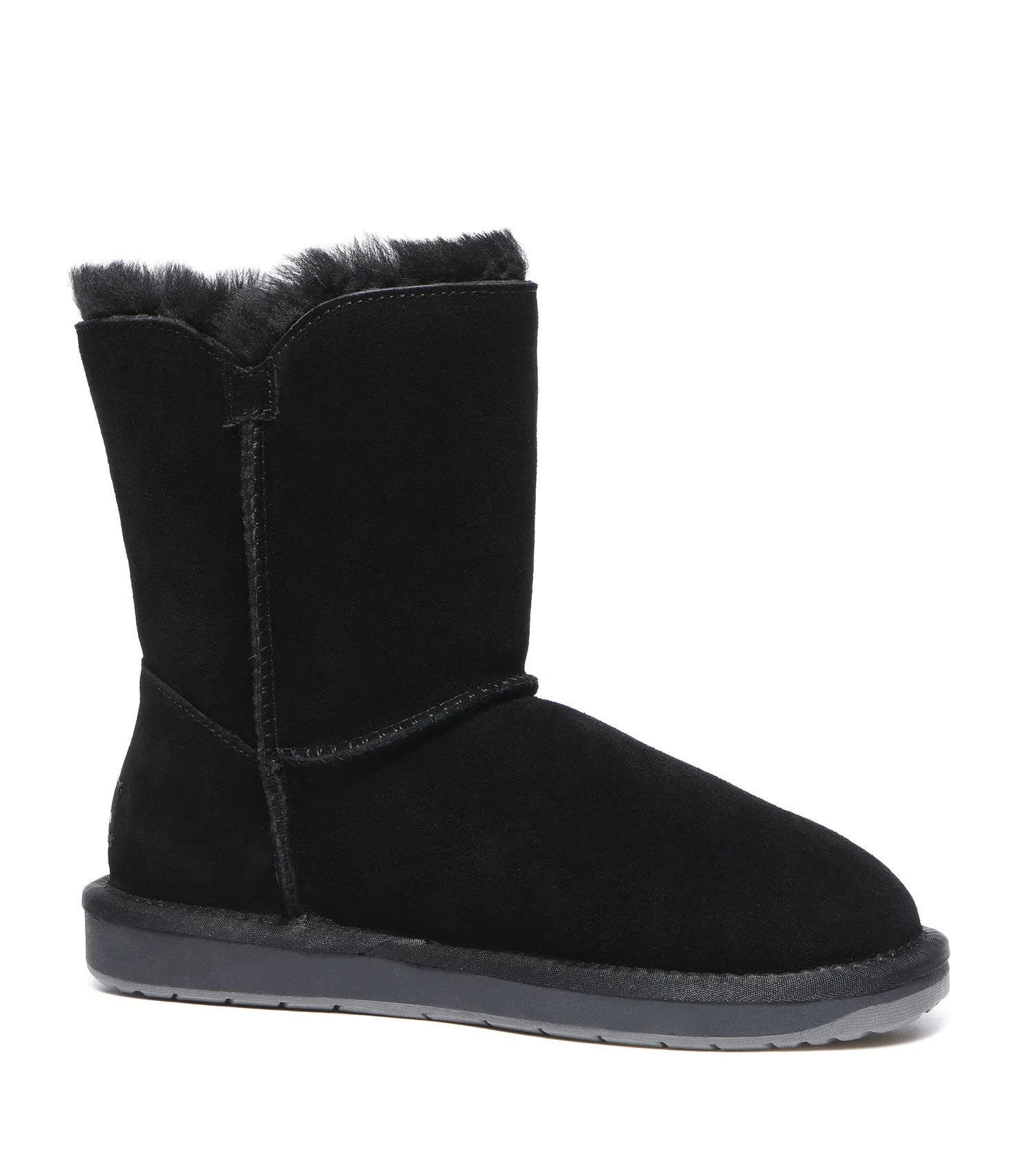 TARRAMARRA Sheepskin Wool Short Button Plus UGG BOOTS - TA3053