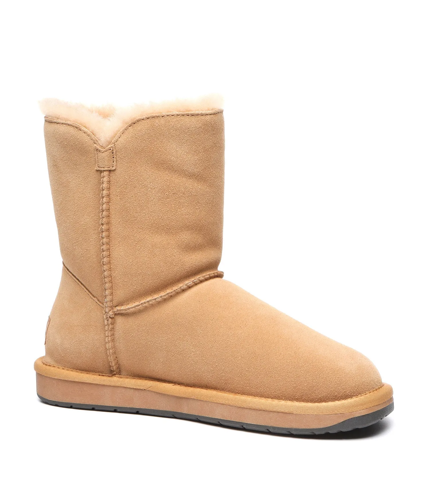 TARRAMARRA Sheepskin Wool Short Button Plus UGG BOOTS - TA3053