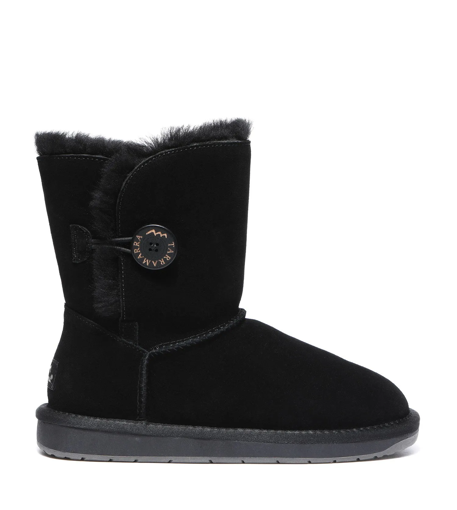 TARRAMARRA Sheepskin Wool Short Button Plus UGG BOOTS - TA3053