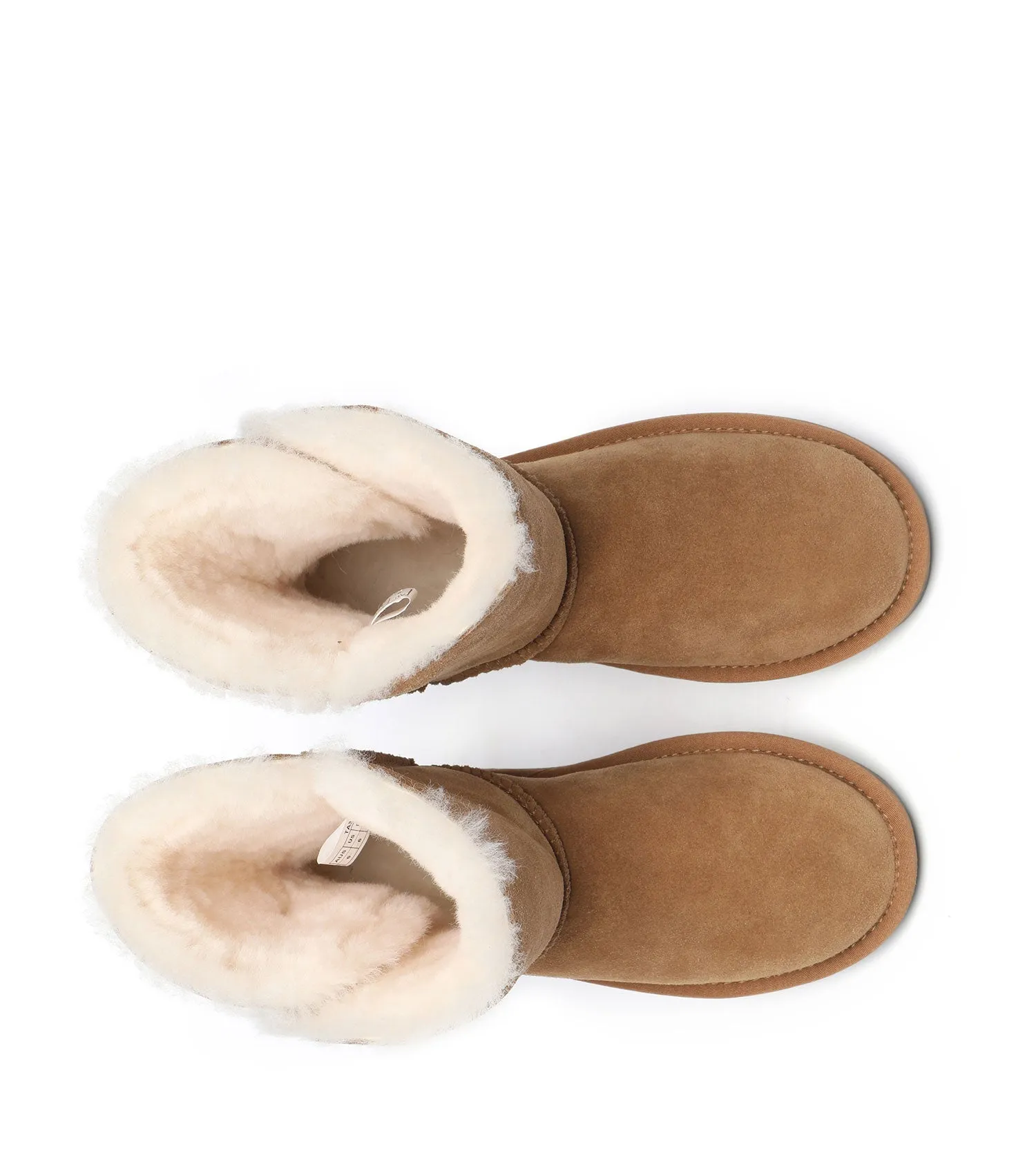 TARRAMARRA Sheepskin Wool Short Button Plus UGG BOOTS - TA3053