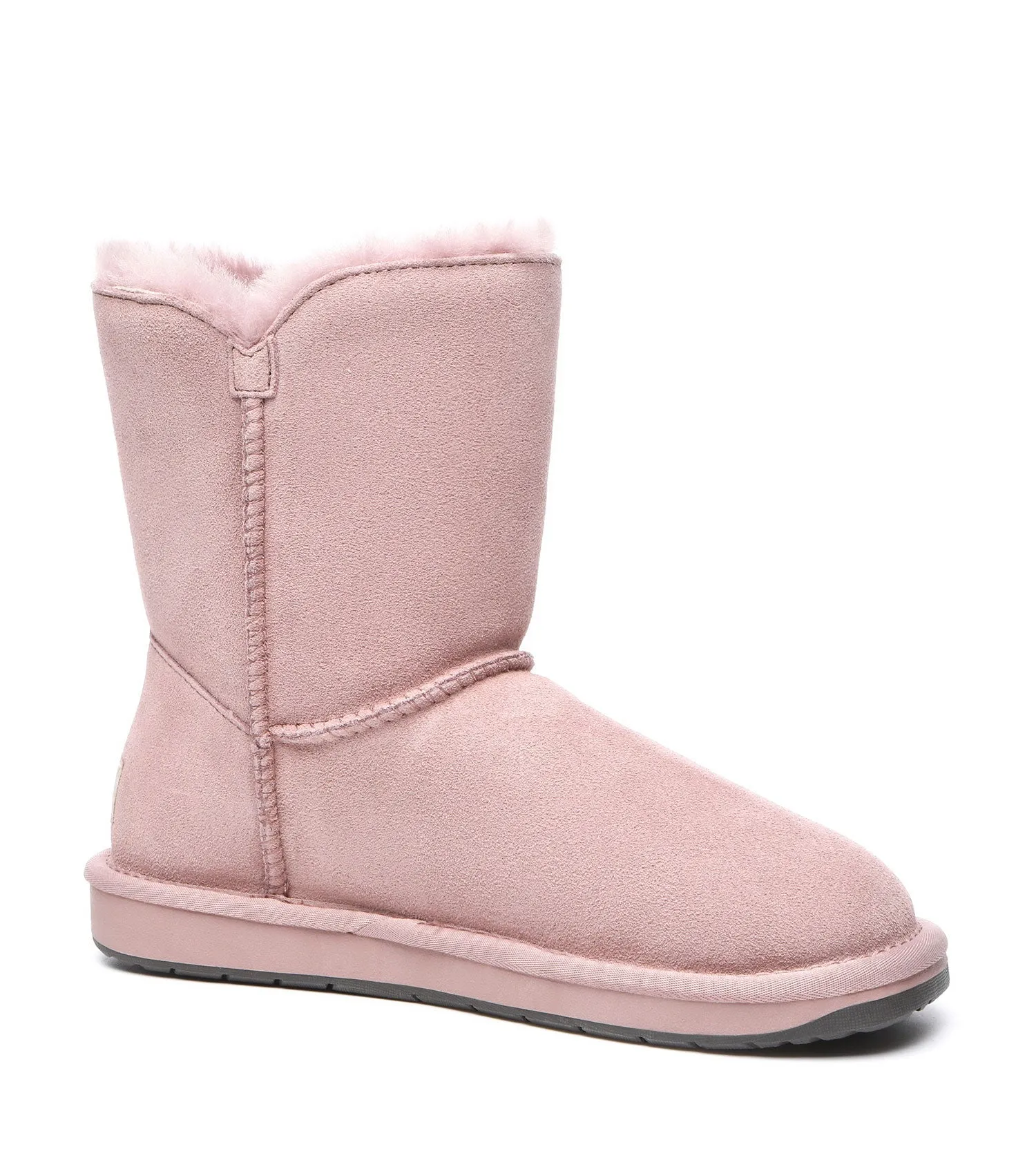 TARRAMARRA Sheepskin Wool Short Button Plus UGG BOOTS - TA3053