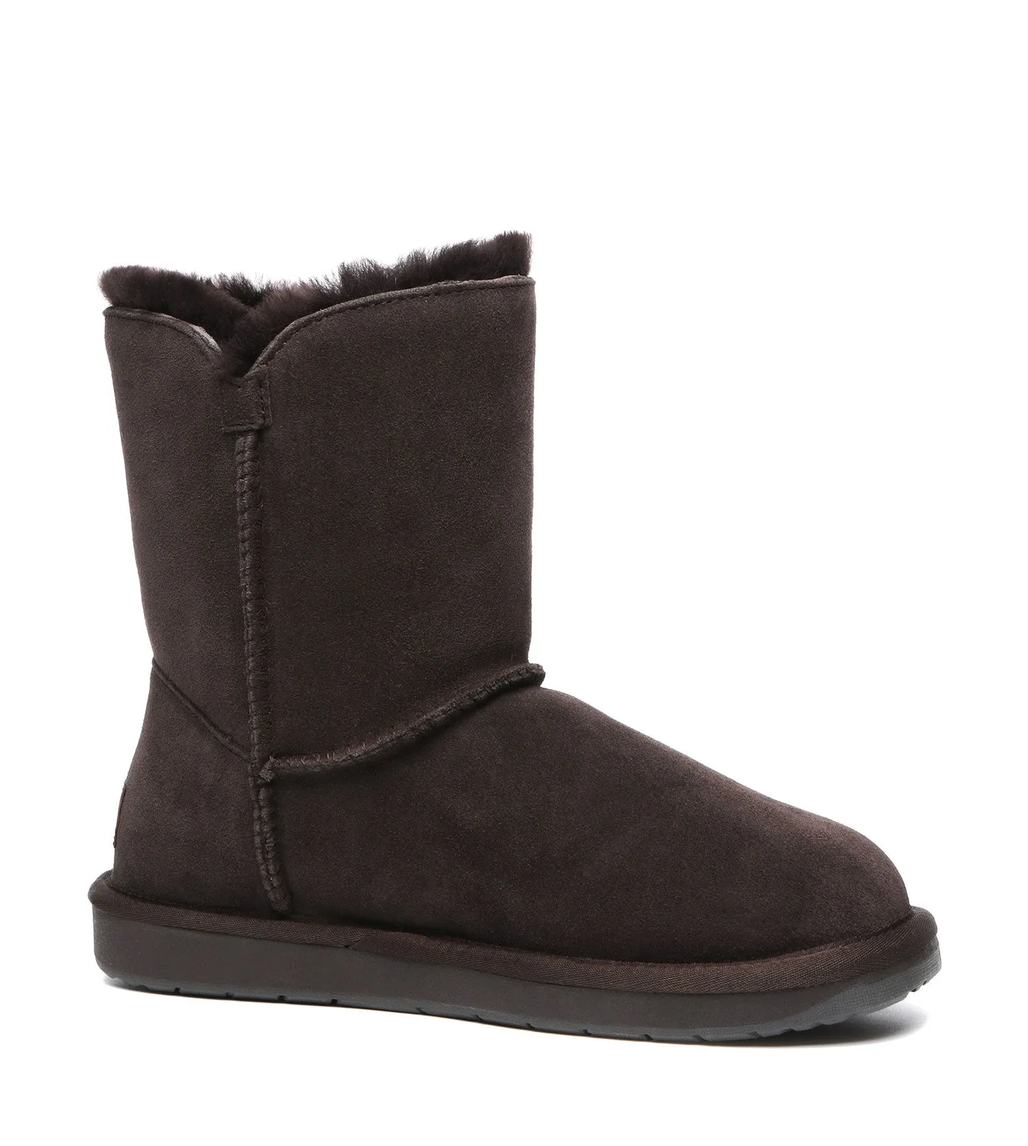 TARRAMARRA Sheepskin Wool Short Button Plus UGG BOOTS - TA3053