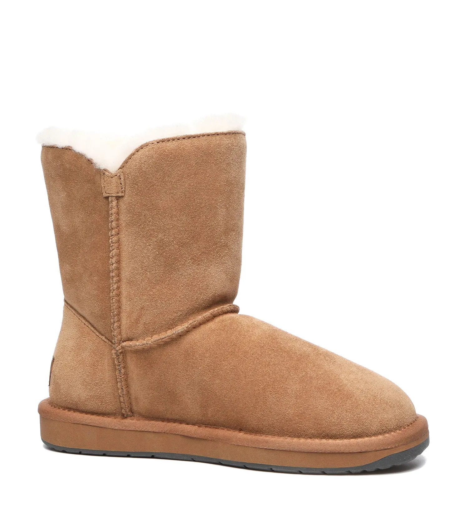 TARRAMARRA Sheepskin Wool Short Button Plus UGG BOOTS - TA3053