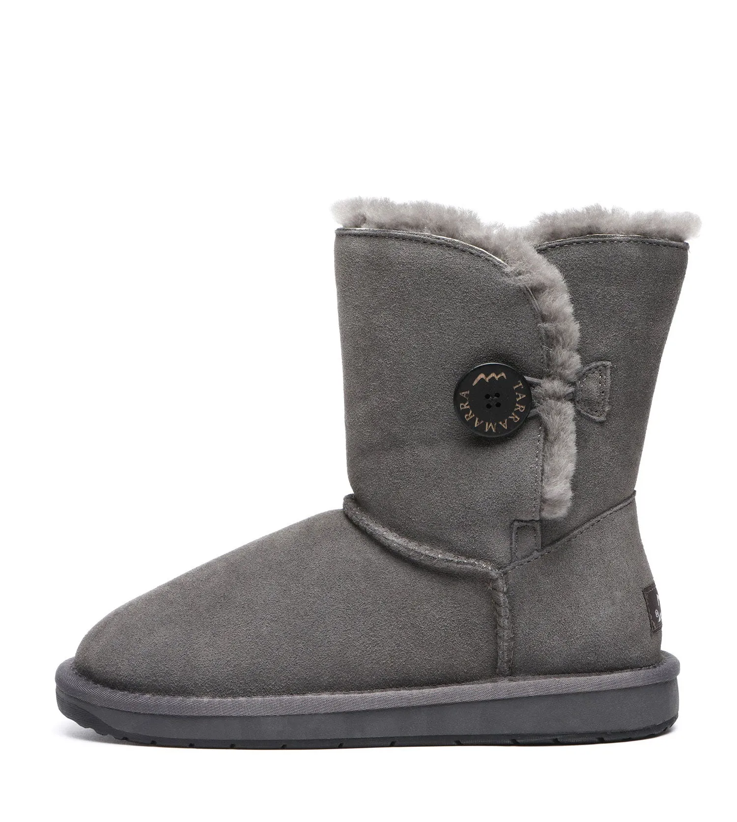 TARRAMARRA Sheepskin Wool Short Button Plus UGG BOOTS - TA3053