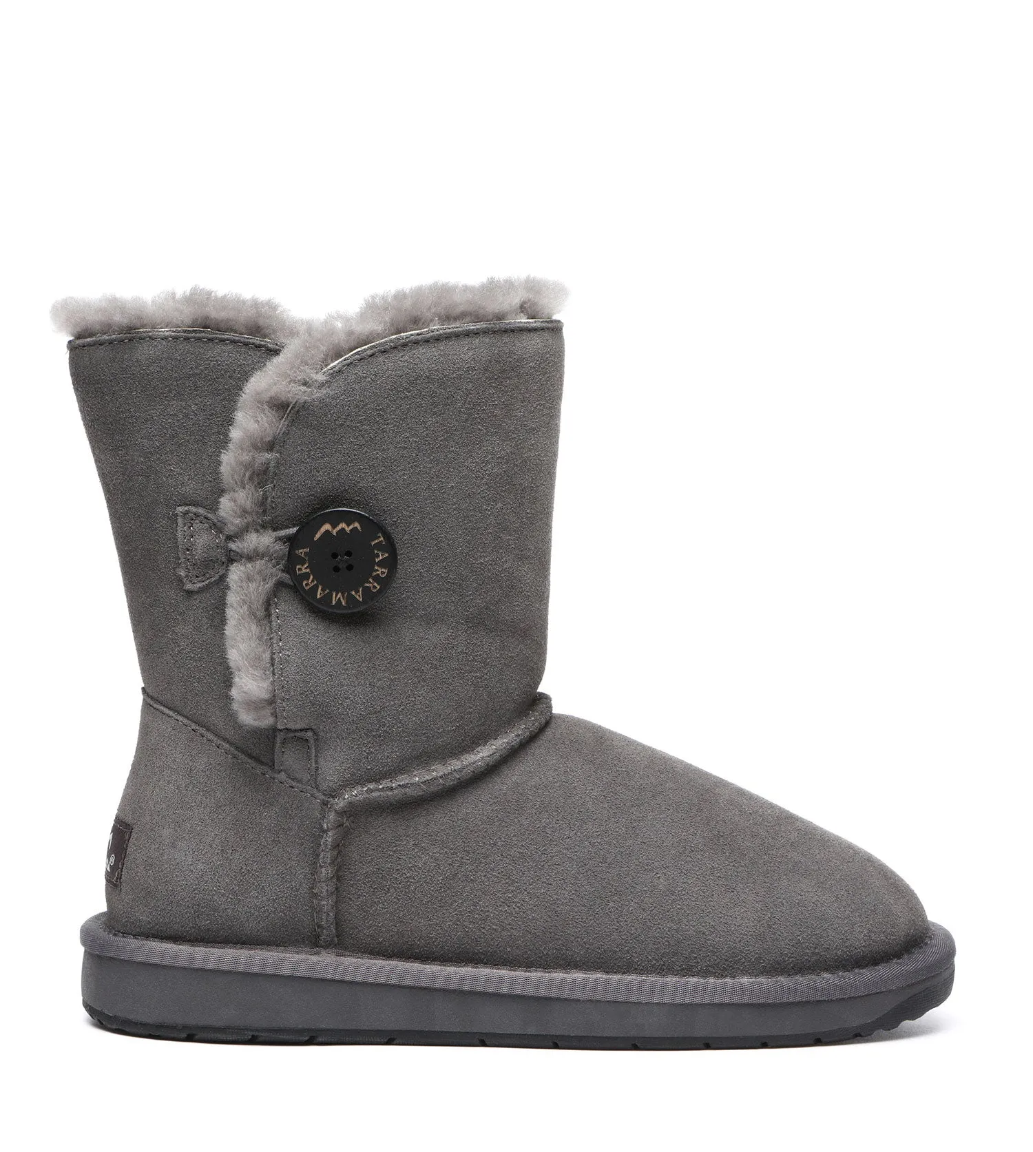 TARRAMARRA Sheepskin Wool Short Button Plus UGG BOOTS - TA3053