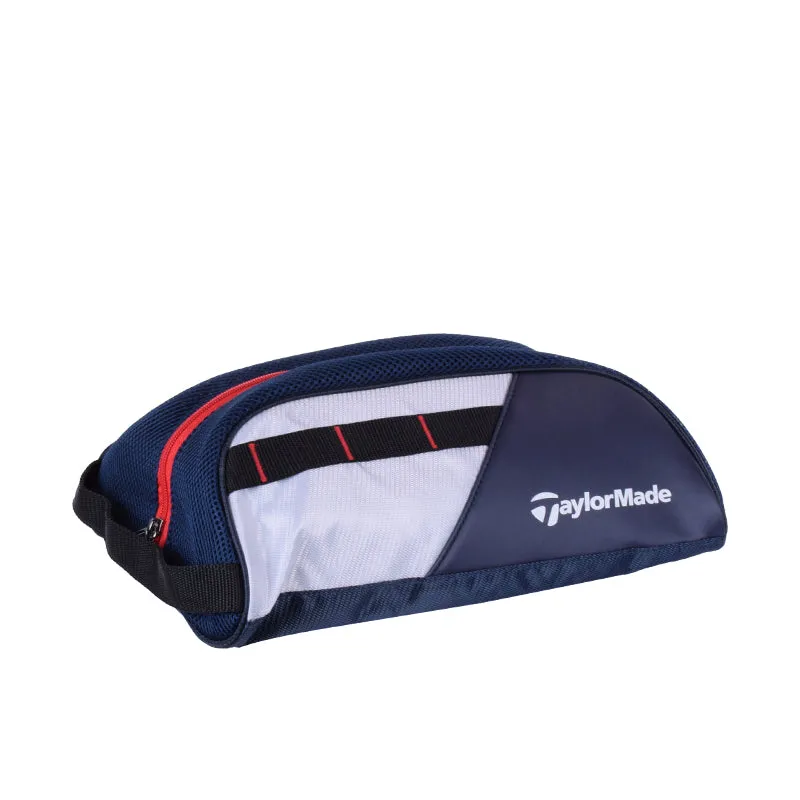 TAYLORMADE True-Lite Shoe Bag (White/Navy/Red)