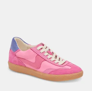 The Gum Sole Court Lace Sneaker in Pink