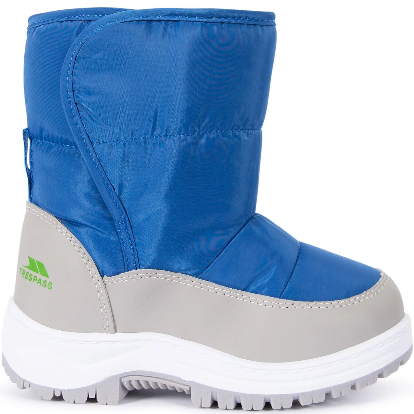 Trespass Kids Hayden Insulated Fleece Lined Snow Boots - Blue