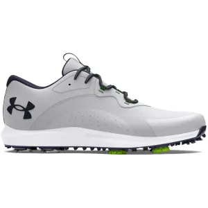 Under Armour Charged Draw 2 Wide Spiked Waterproof Shoes - Halo Gray/Halo Gray/Midnight Navy