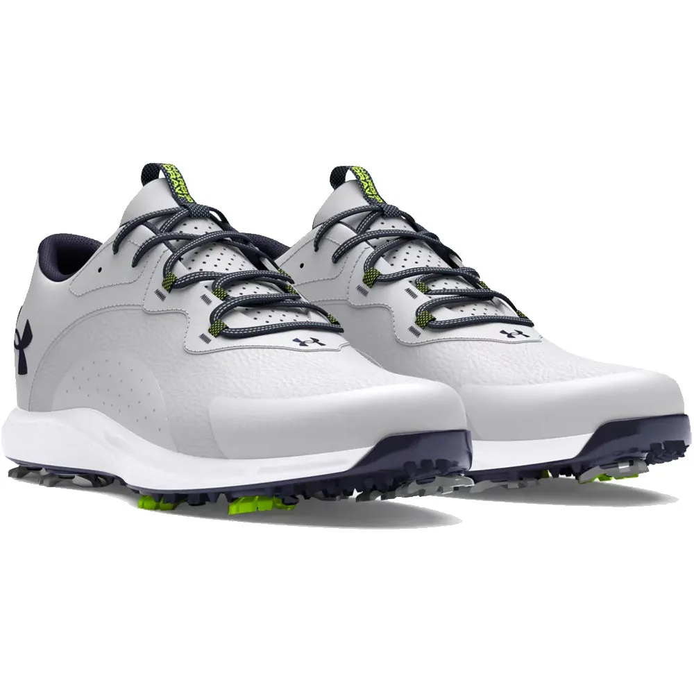 Under Armour Charged Draw 2 Wide Spiked Waterproof Shoes - Halo Gray/Halo Gray/Midnight Navy