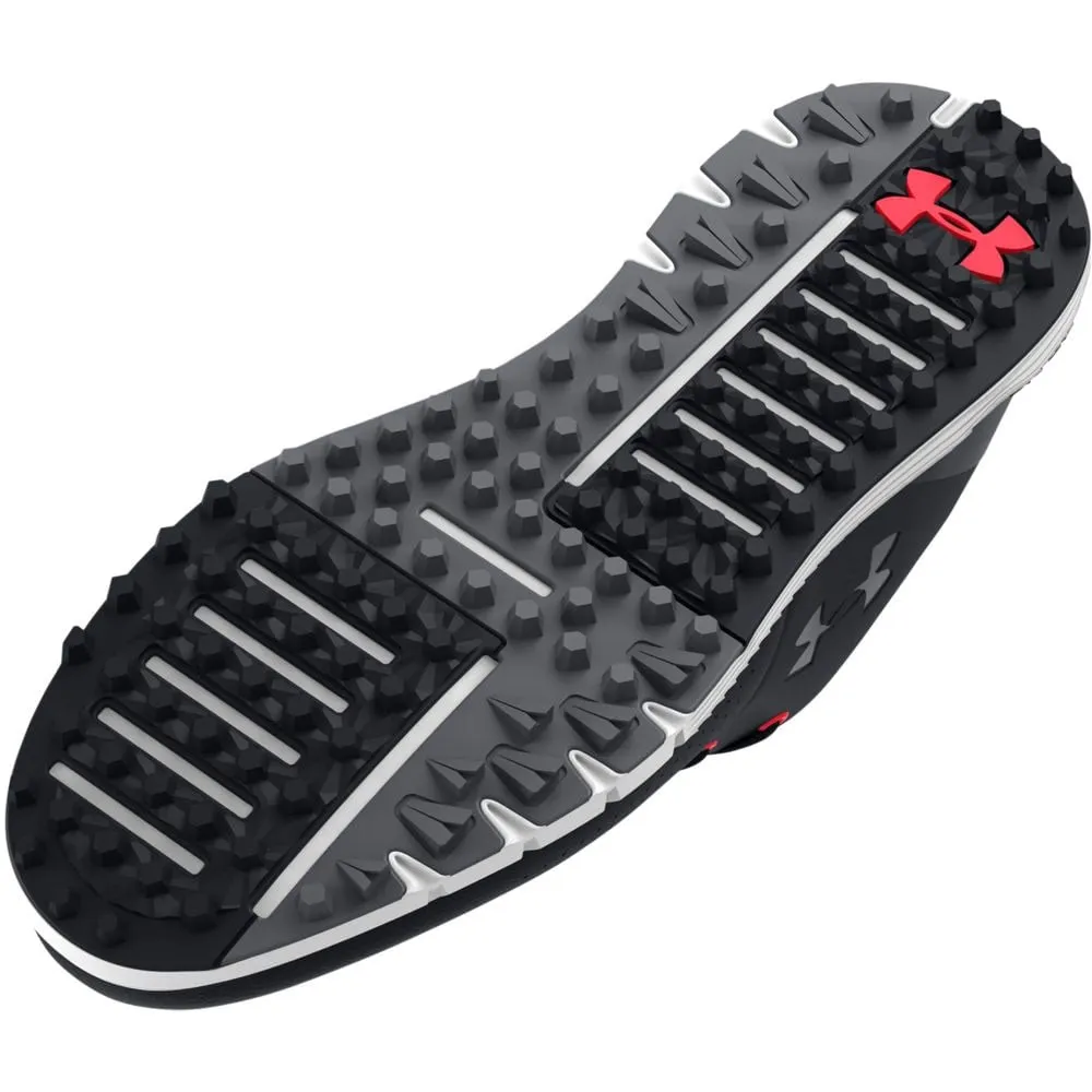 Under Armour HOVR Fade 2 Wide Fit Spikeless Waterproof Shoes - Black/Pitch Grey