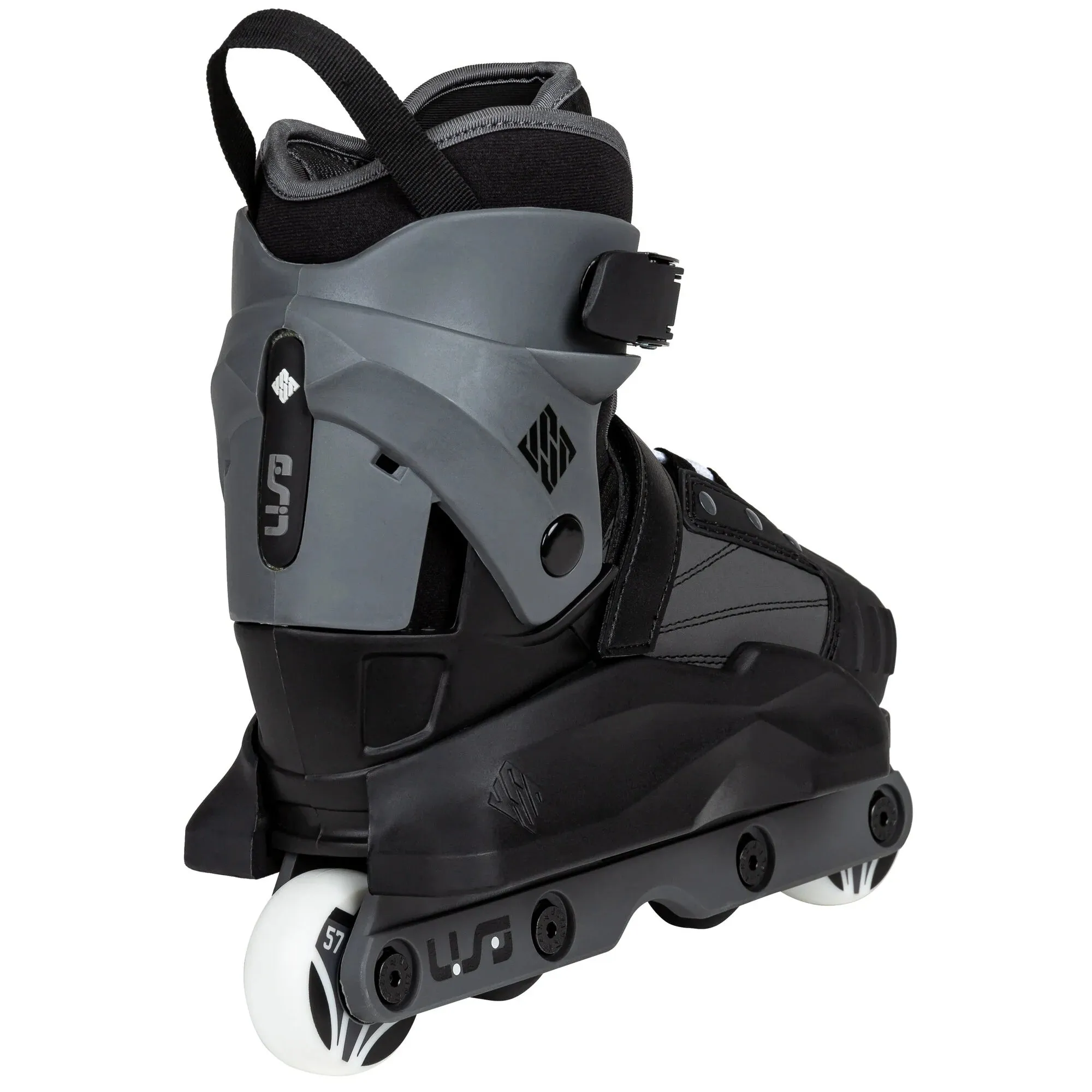 USD Transformer Kids Aggressive Inline Skates Complete - Black/Grey