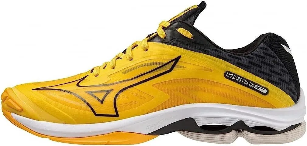 V1GA2200 MIZUNO Volleyball Shoes WAVE LIGHTNING Z7 Yellow Black size US 5.5