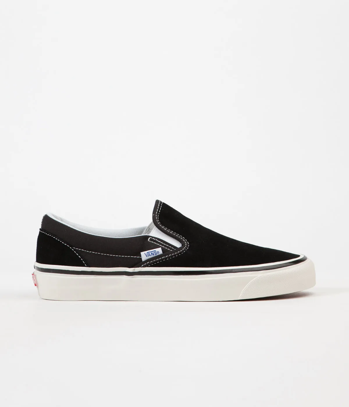 Vans Classic Slip On 98 DX Anaheim Factory Suede Shoes - OG Black